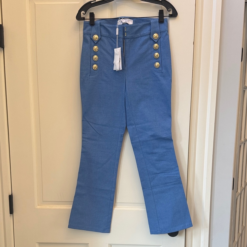 Derek Lam Io Crosby Denim Blue Pants